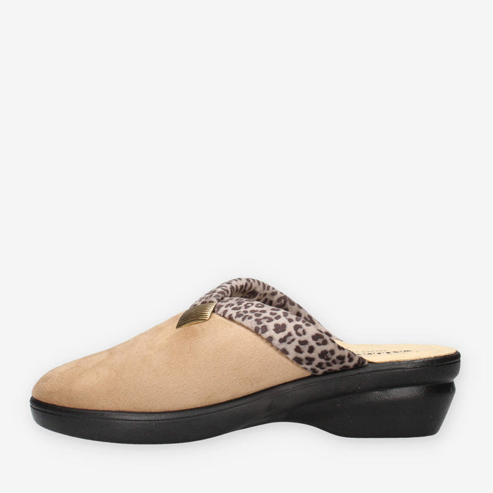 Valleverde 25230-CAMEL Pantofole camel da donna