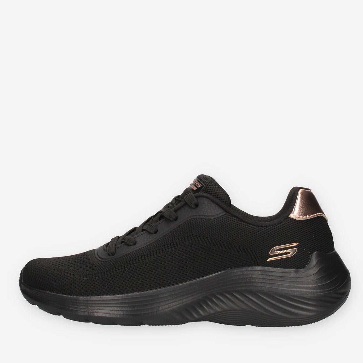 Skechers 117679-BBK BOBS SQUAD WAVES-CURRENT LOOK