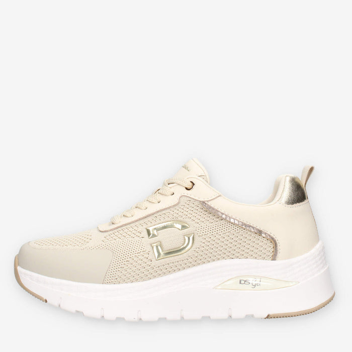 Donna Serena 145671DM-BEIGE-PLAT Sneakers beige e platino da donna