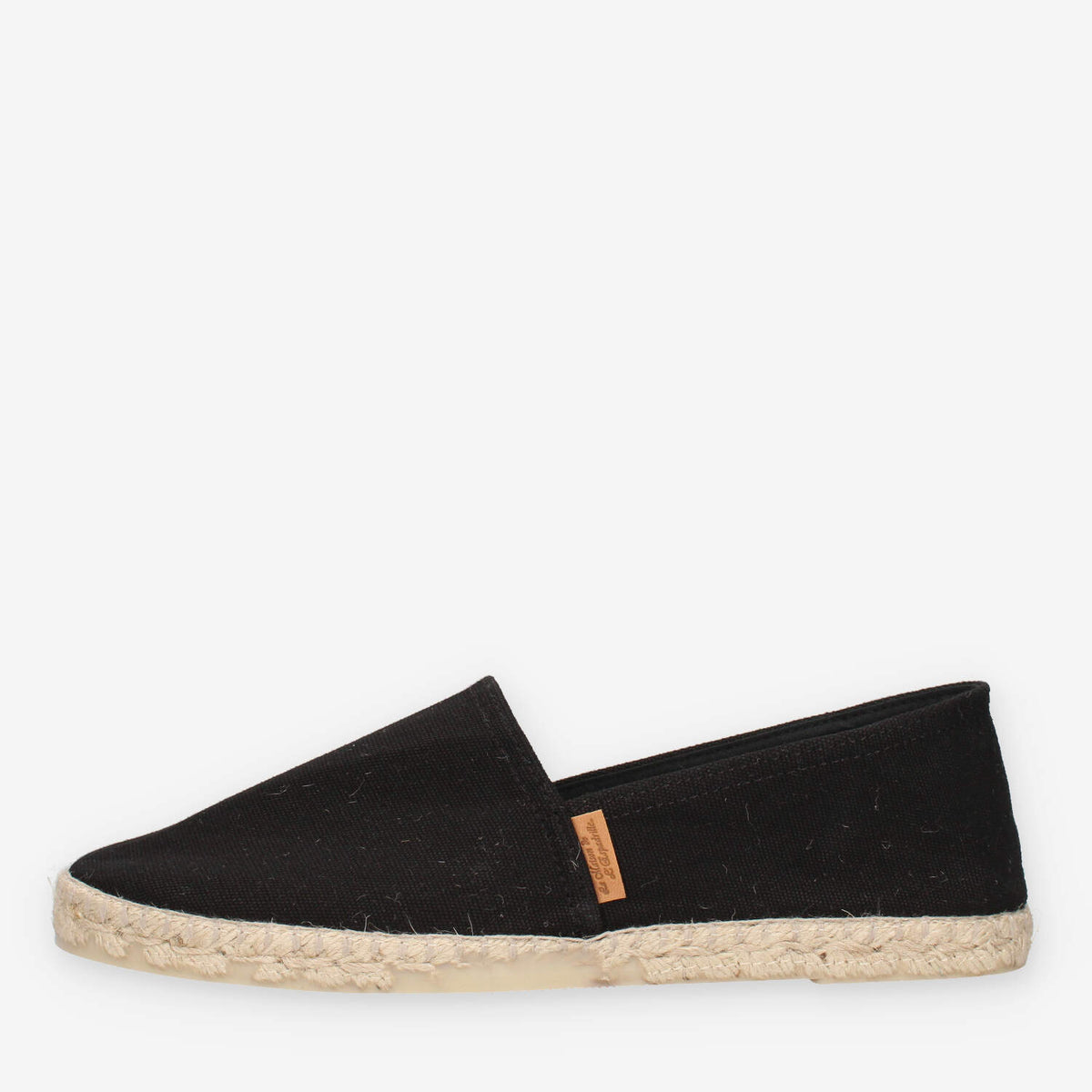 La Maison De L'Espadrille 100BOLONIA-8-NOIR Bolonia Espadrillas nere da uomo