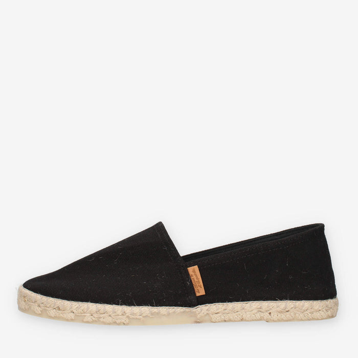 La Maison De L'Espadrille 100BOLONIA-8-NOIR Bolonia Espadrillas nere da uomo