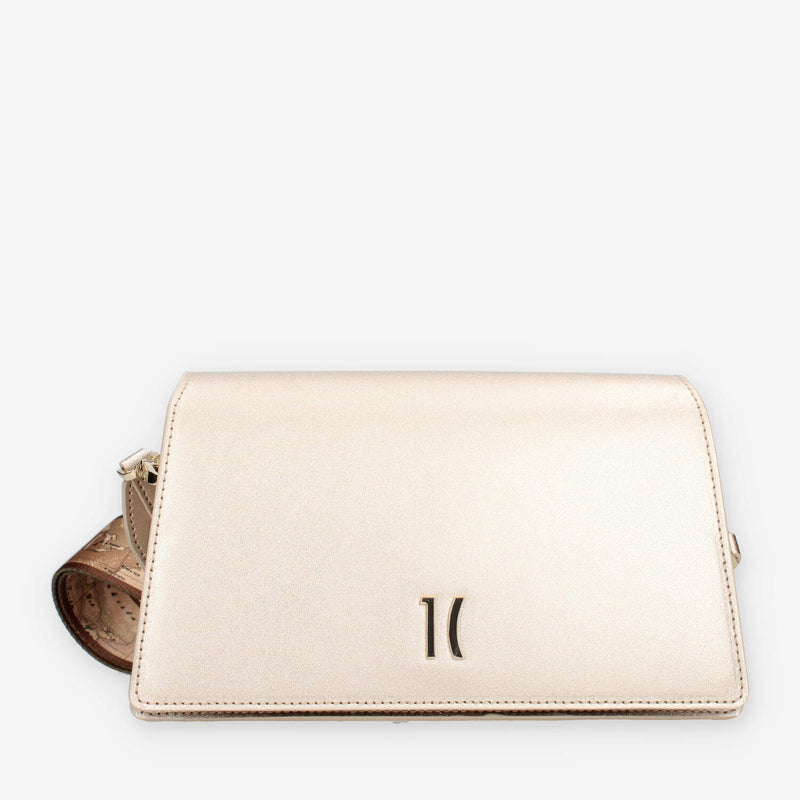 Alviero Martini Prima Classe LMLE04-8620-0411 Borsa a tracolla oro e Geo Classic