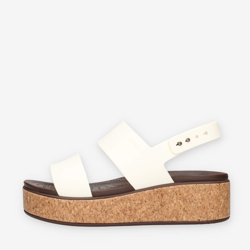 Crocs CR.211144-CHAL Brooklyn Cork Low Wedge W