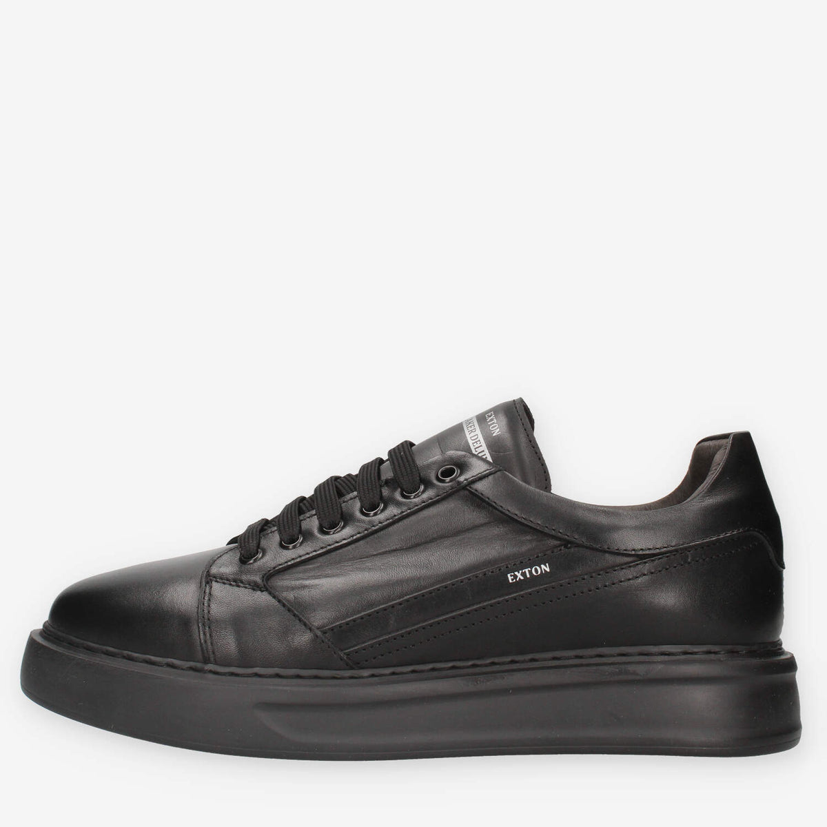 990-NAPPA-NERO Exton Sneakers nere da uomo