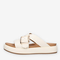 Inuovo A96065-CREMA Sandali scalzati crema da donna