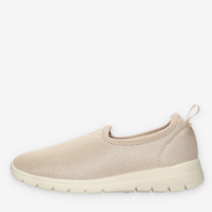 Valleverde 25352-BEIGE Slip on beige da donna