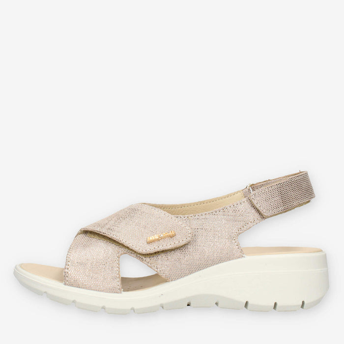Enval Soft 1280922-CHAMPAGNE Sandali beige da donna