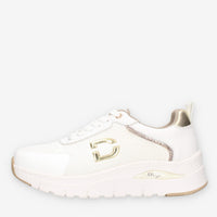 Donna Serena 145671DM-BIANCO-PLAT Sneakers bianche e platino da donna