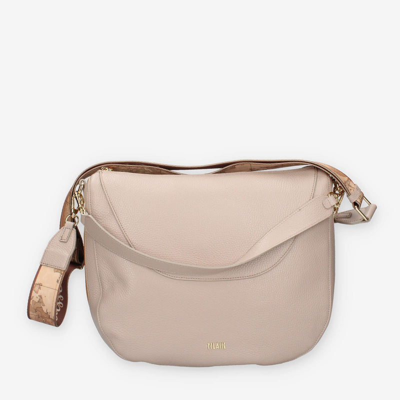 LLB19-8630-0036 Alviero Martini Prima Classe Borsa a tracolla taupe e Geo Classic