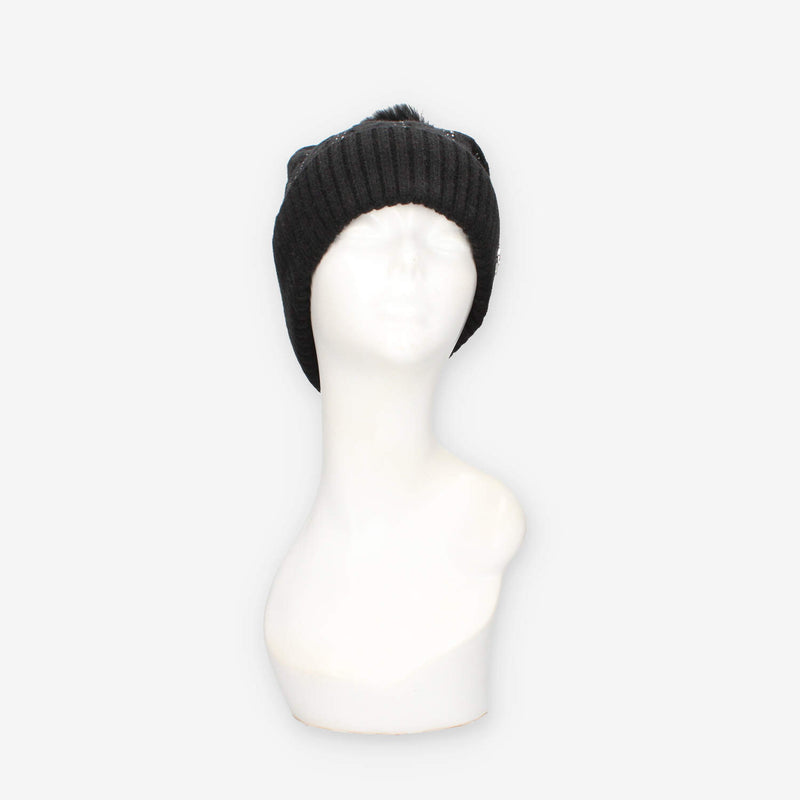 Guess AW5385-POL01-BLA KNITTED BEANIE