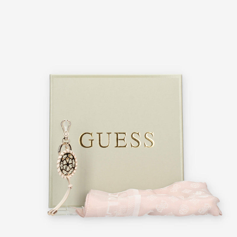 Guess Gift Box Sciarpa nudo + Portachiavi