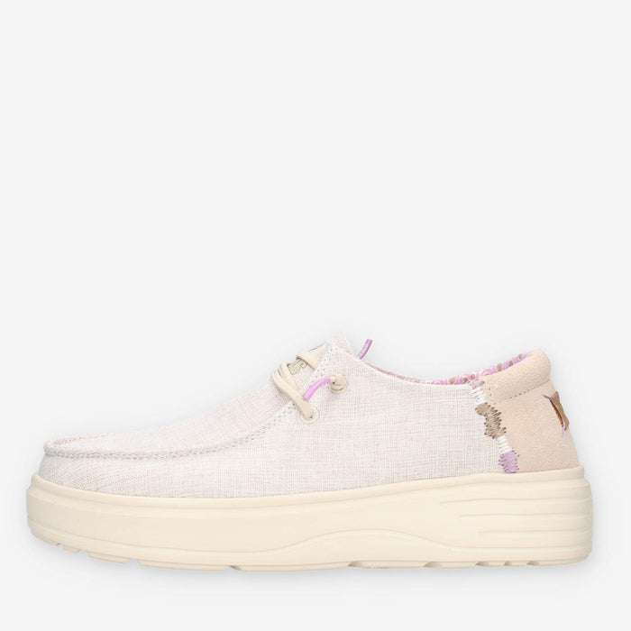 Walk in Pitas POPPY-77CRUDO Slip on beige da donna