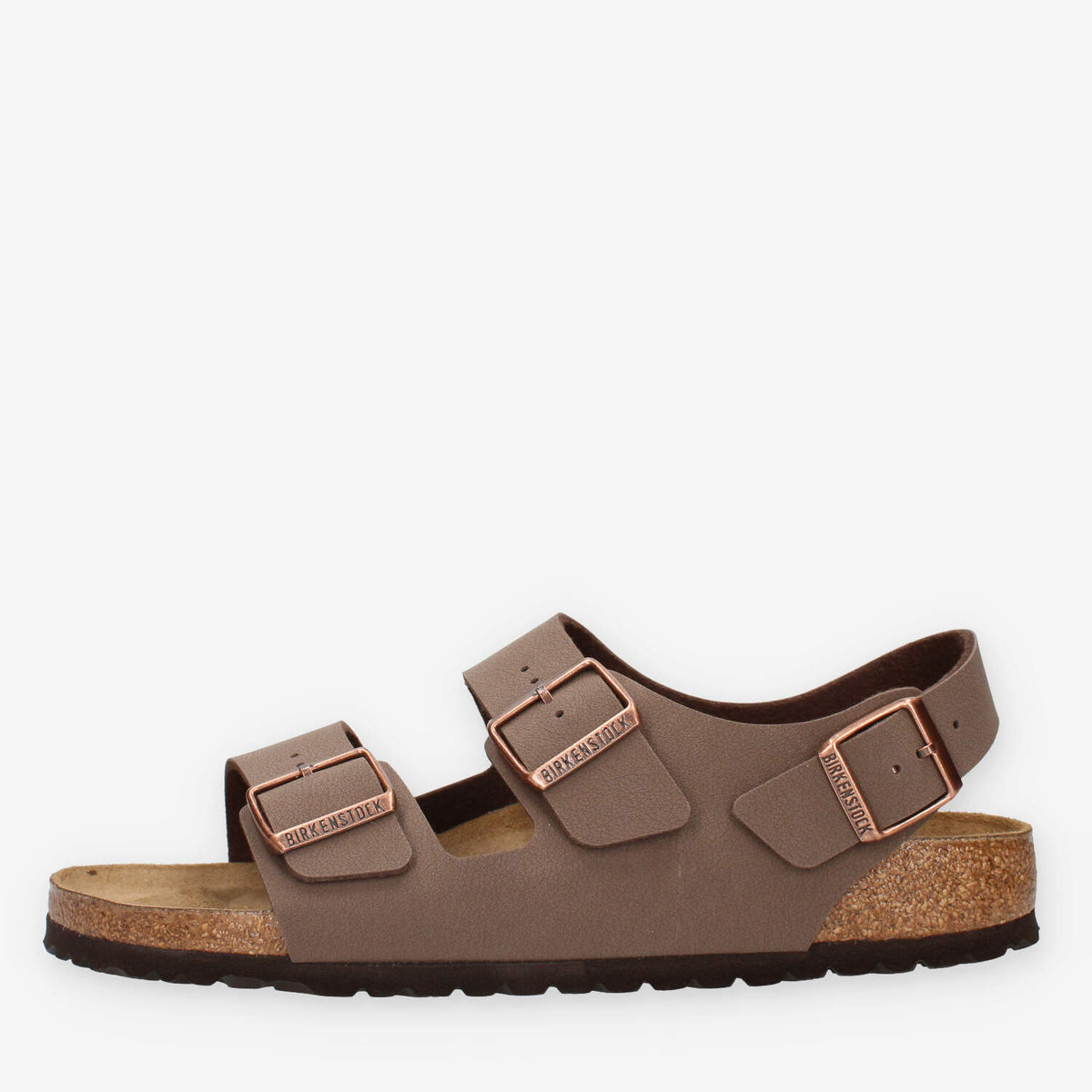 Birkenstock 0634503 Milano BS Sandali mocca (calzata stretta)