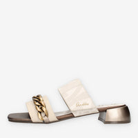 Anekke 42381-BEIGE Sandali da donna beige con tacco