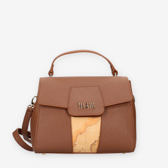 Alviero Martini Prima Classe LLD29-9407-0548 Borsa a mano castagna e Geo Classic