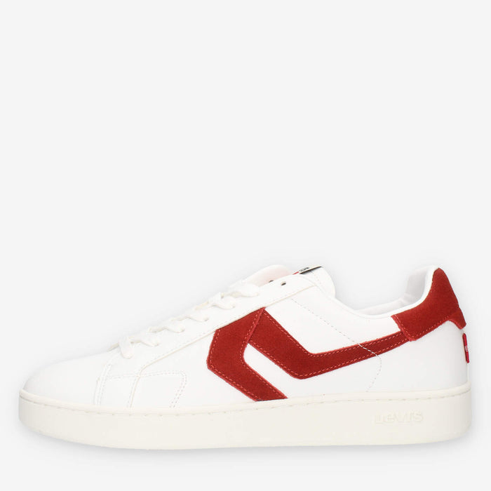 Levi's Sneakers da uomo bianche e rosse