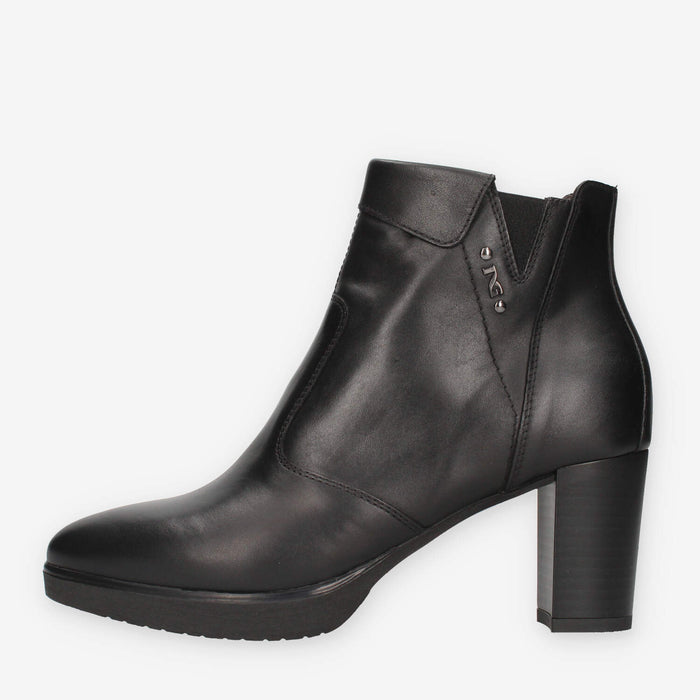 Nero Giardini I513800D-100 Stivaletti neri con tacco