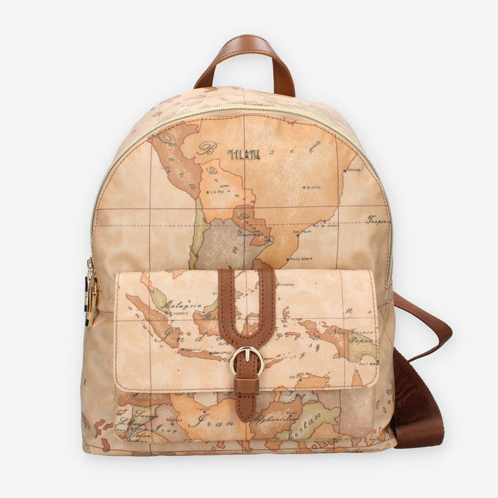 Alviero Martini Prima Classe LLD39-S578-0548 Zaino Geo Classic e castagna