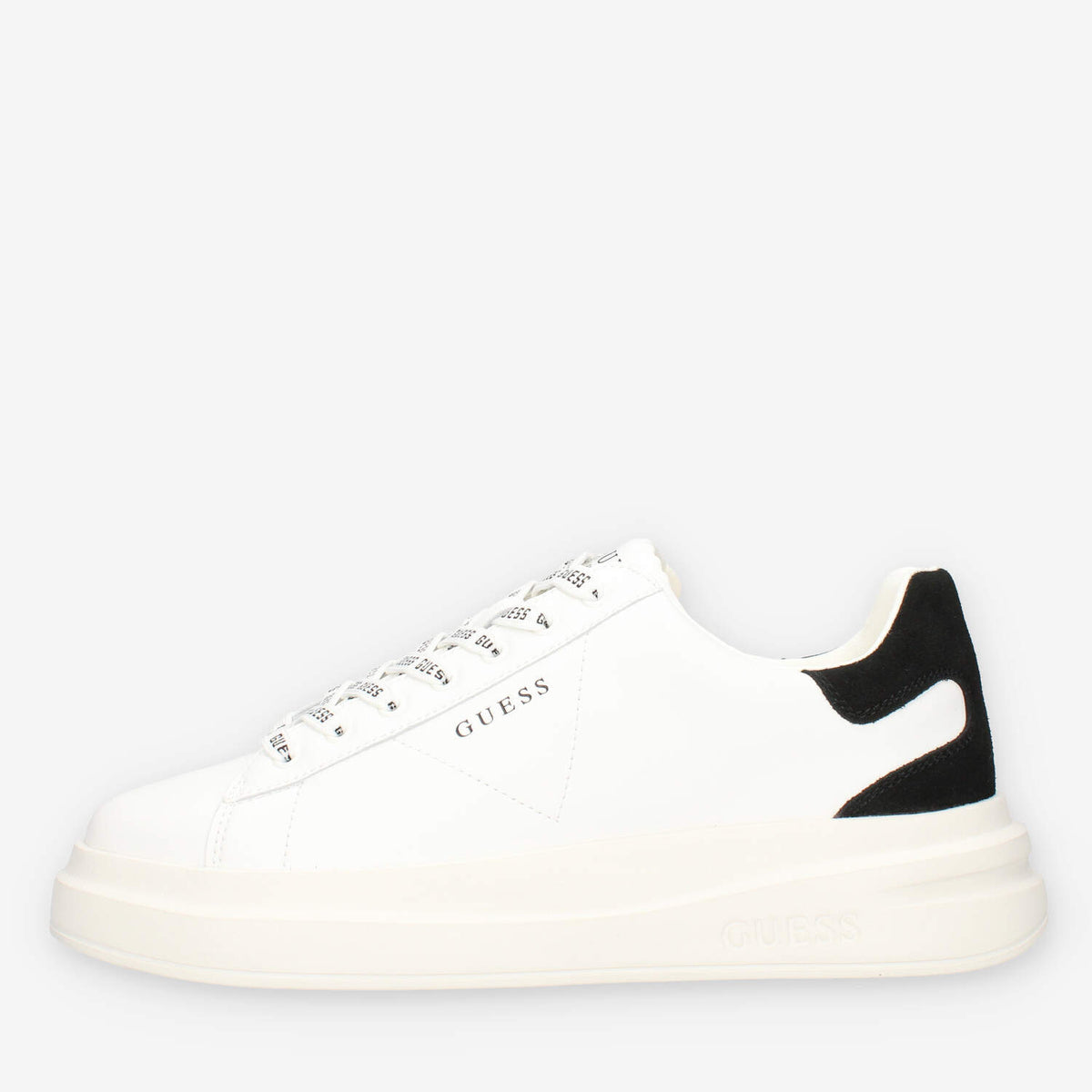 FMPVIB-SUE12-WHIBK Guess Sneakers bianche e nere da uomo