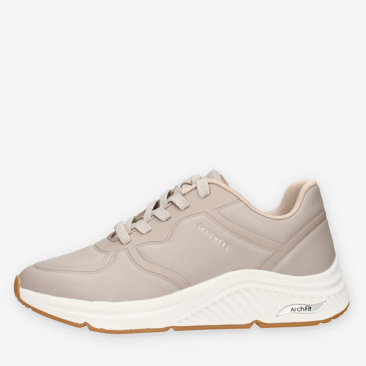 155570-TPE Skechers Arch Fit S-Miles - Mile Makers Sneakers taupe da donna