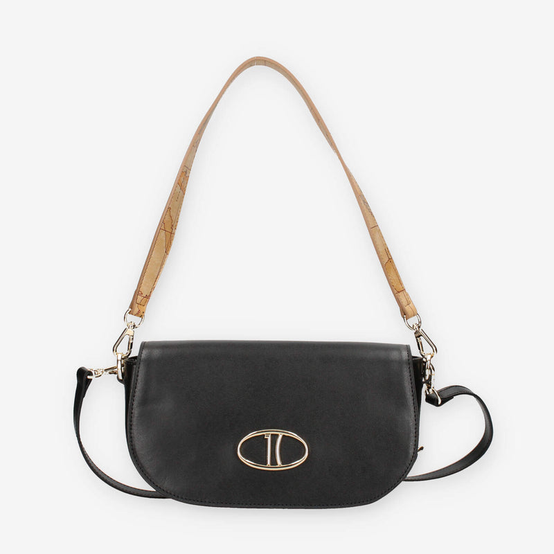 Alviero Martini Prima Classe LLD59-S620-0001 Borsa a tracolla nera e Geo Classic