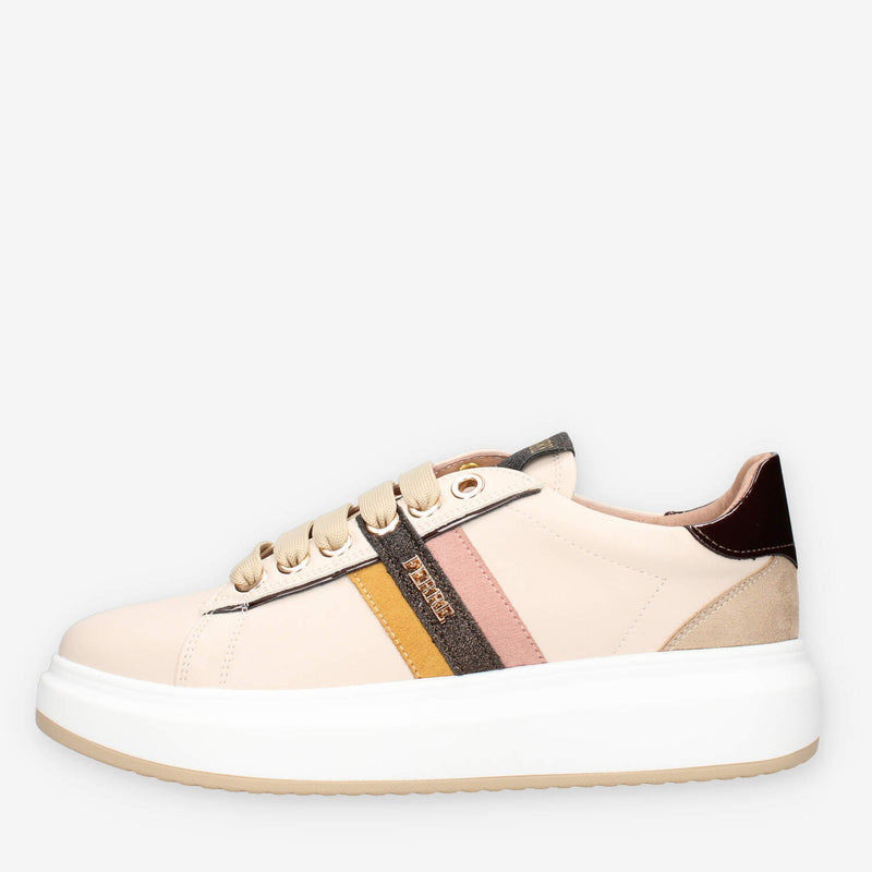 Ferre F-440-CREMA Sneakers beige da donna