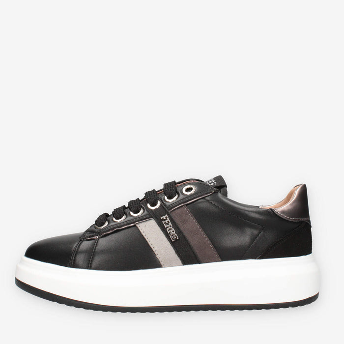 Ferre F-440-BLACK-SILVER Sneakers nere da donna