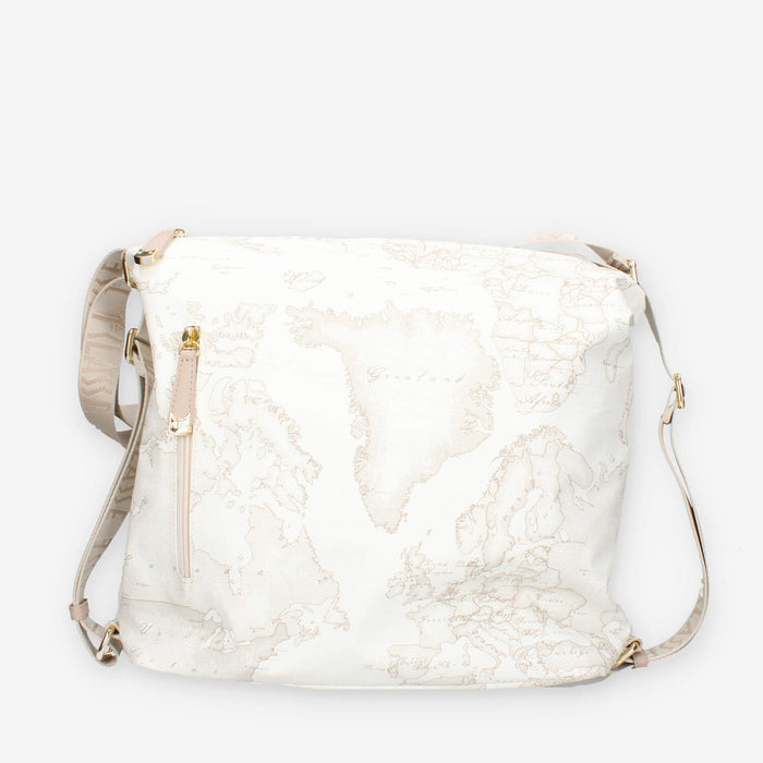 Alviero Martini Prima Classe CS015-6380-0900 Borsa a spalla bianca Geo Soft
