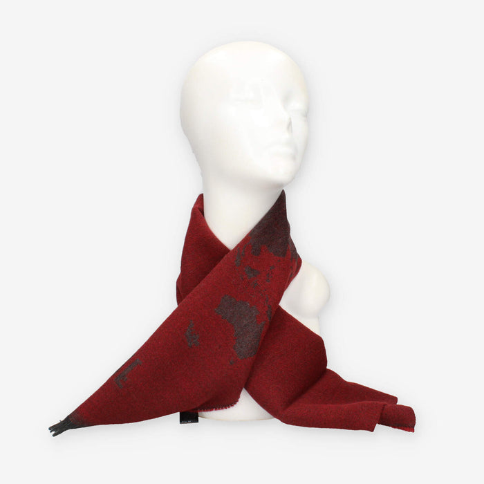 Alviero Martini Prima Classe KS564-1748-0313 Sciarpa rettangolare rosso acero