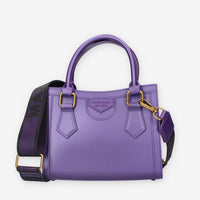 Marc Ellis FLAT WOOD S_24-VIOLET INDIGO / LIGHT OTTONE Borsa a mano viola e ottone