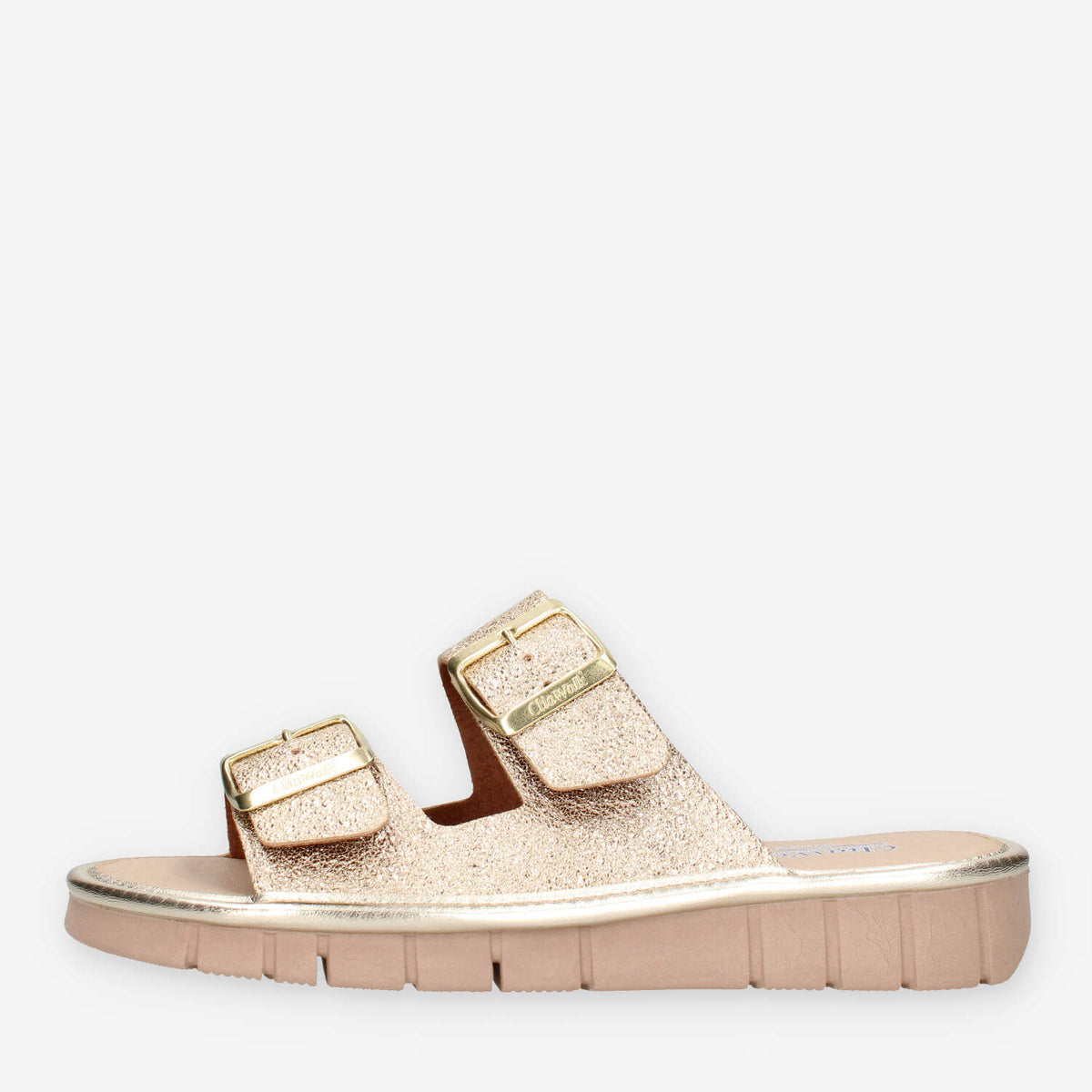Clia Walk SUMMER22-PLATINO Ciabatte platino da donna