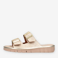 Clia Walk SUMMER22-PLATINO Ciabatte platino da donna