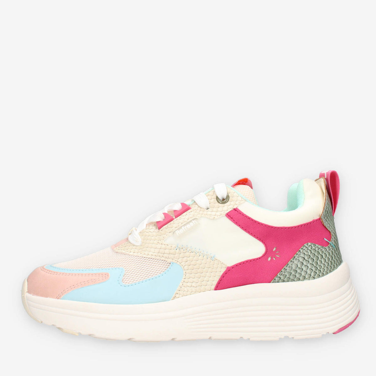 Refresh 172853-FUCSIA Sneakers fuxia multicolore da donna