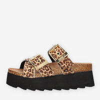 Colors of California HC.BES601-LEO Sandali scalzati leopardati da donna