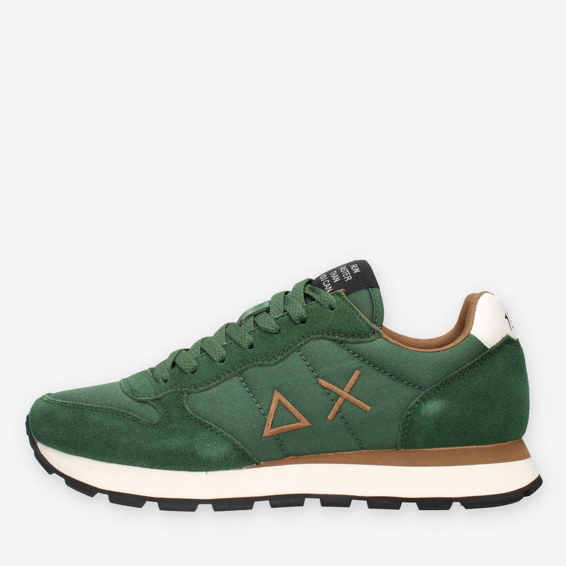 Z44101-37VERDE SCURO Sun 68 Tom Solid Sneakers verdi da uomo