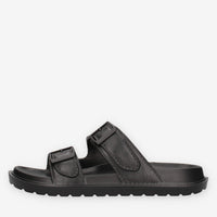 Refresh 175553-NEGRO Sandali scalzati neri da uomo