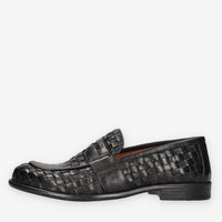 Exton 9971-INTEC-NERO Mocassini neri da uomo