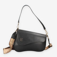 Alviero Martini Prima Classe LMLE03-8620-0001 Borsa a tracolla nera e Geo Classic