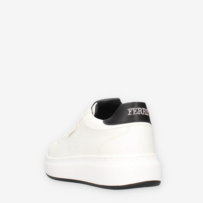 Ferre FU-190-WHITE-BLACK Sneakers bianche e nere da uomo