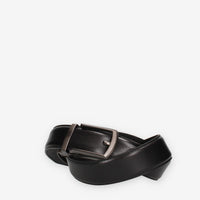 Frau 148C-NERO Cintura nera da uomo