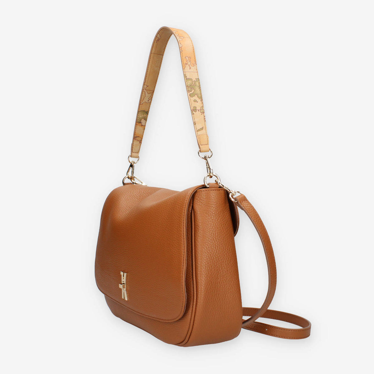 Alviero Martini Prima Classe LLF07-M630-0970 Shoulder Bag with fl