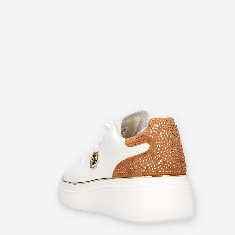 Lumberjack 102230320 Guerice Sneakers bianche da donna con strass