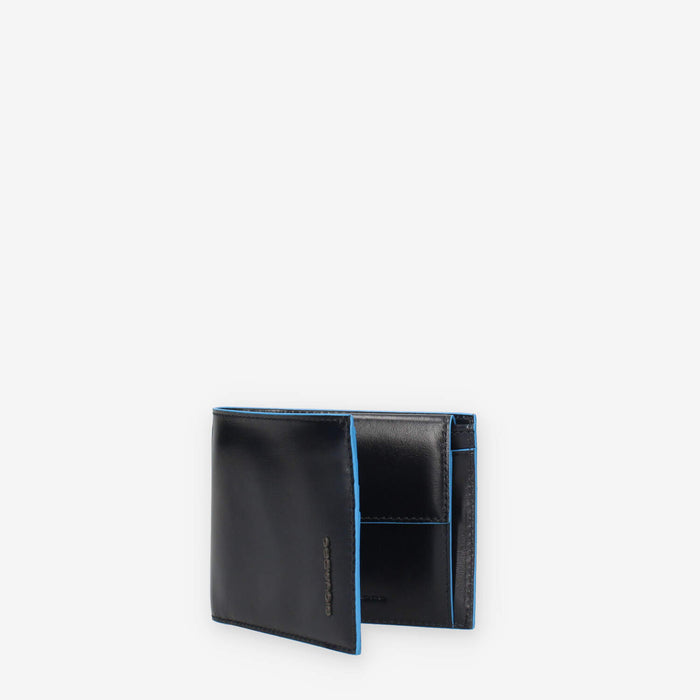 Piquadro PU4188B2R-BLU2 Portafogli blu con porta carte di credito