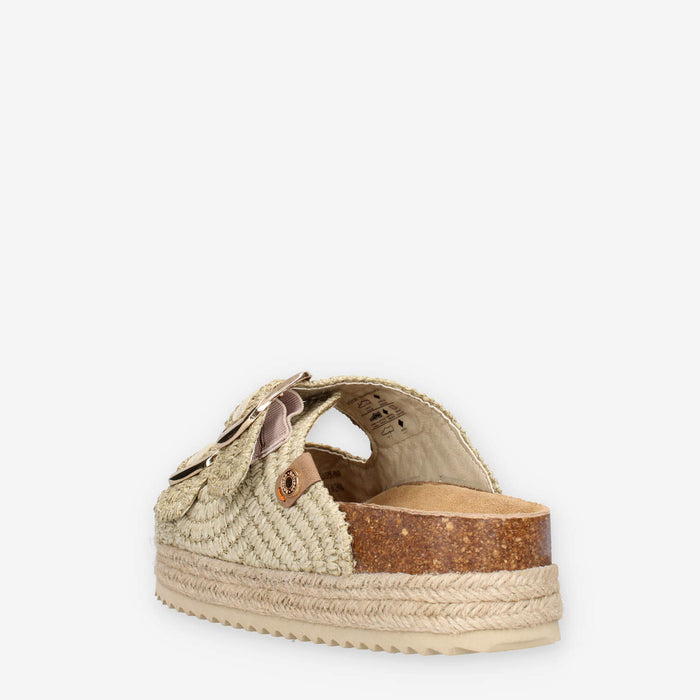 Refresh 172720-HIELO Sandali scalzati beige da donna