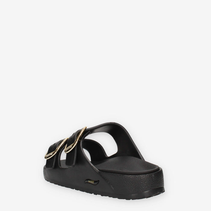 Skechers 111592-BLK ARCH FIT CAL BREEZE-GOLD STAR
