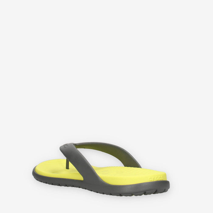 Crocs CR.212035-SGCI Coast Flip Infradito grigie e gialle da uomo