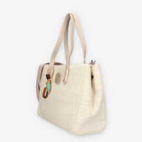 Xti Tentations 184439-BEIGE BEIGE RAFIA LADIES BAGS