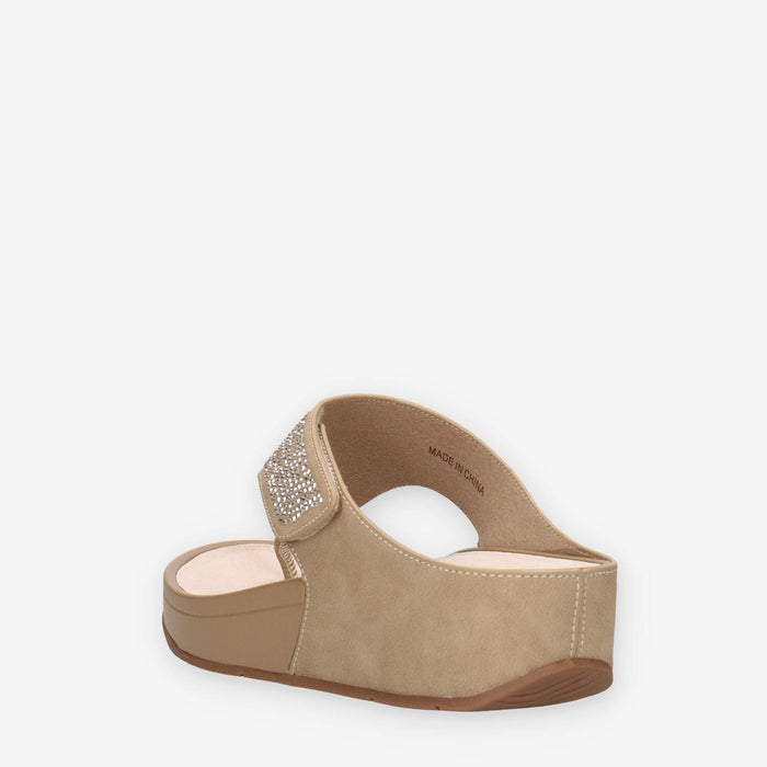 Valleverde V650Z-TAUPE Infradito taupe da donna