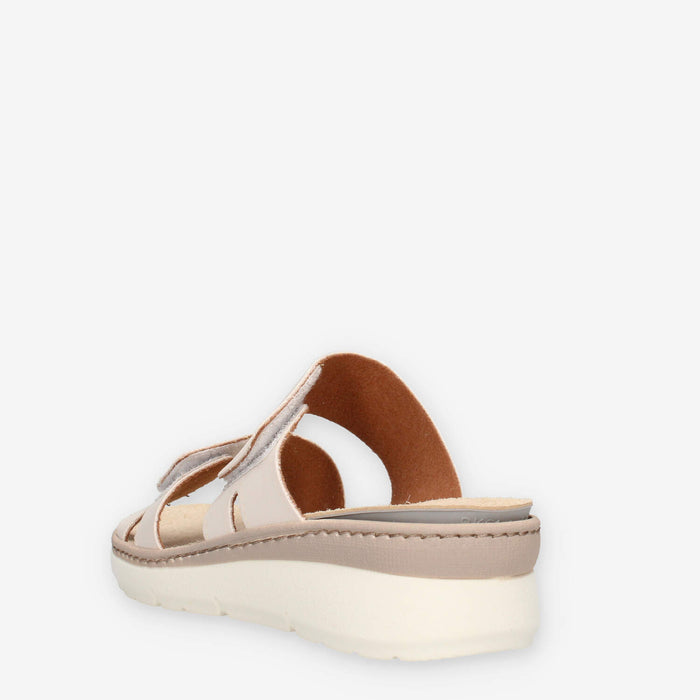 Clia Walk ESTRAIBILE653-CANAPA Ciabatte beige da donna