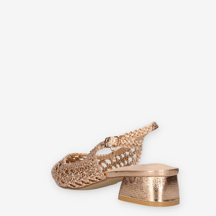 Xti Tentations 145430-NUDE Dècolletè oro rosa con tacco